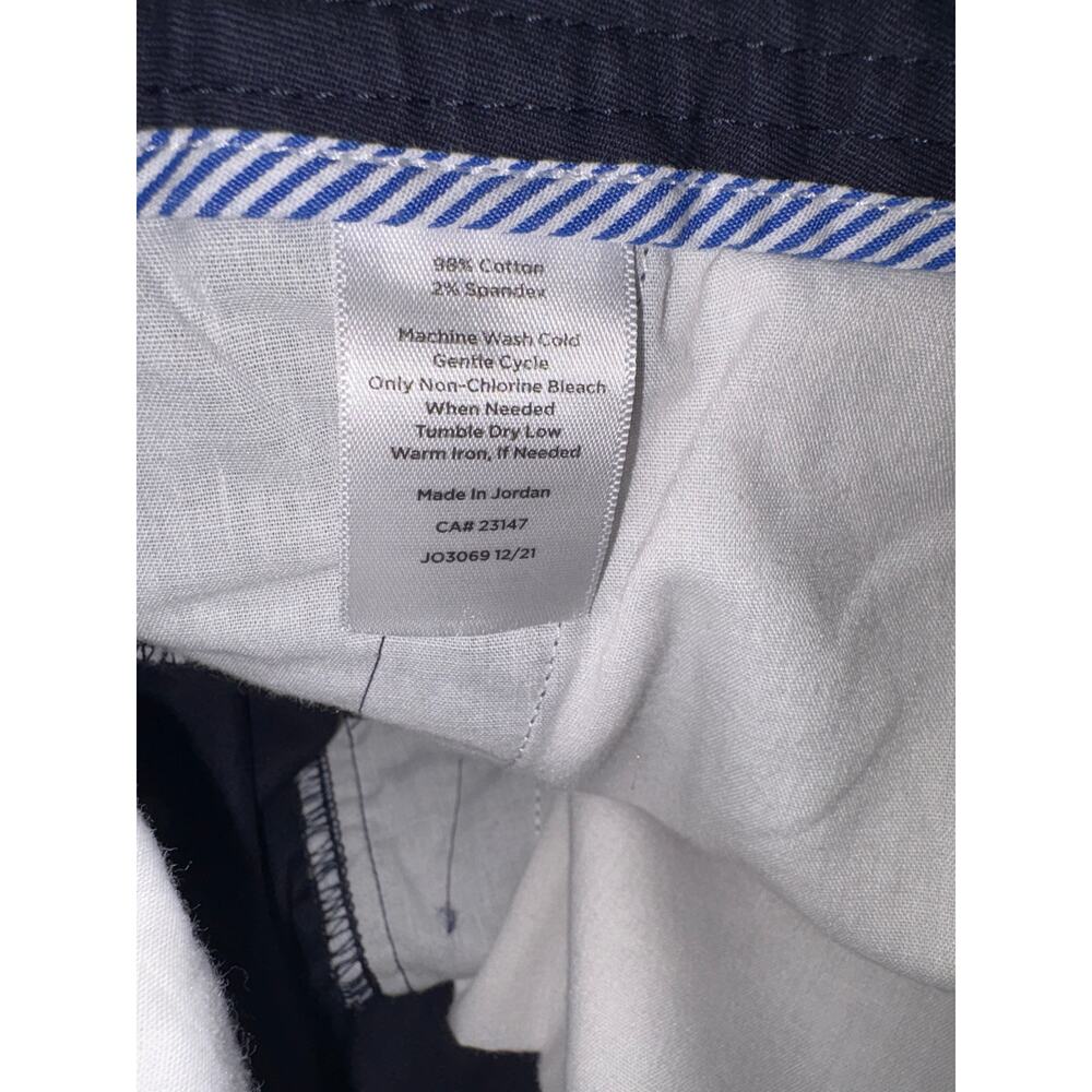 Talbots navy blue cropped relaxed chino size 18W petite 1375_A2 - Picture 6 of 6